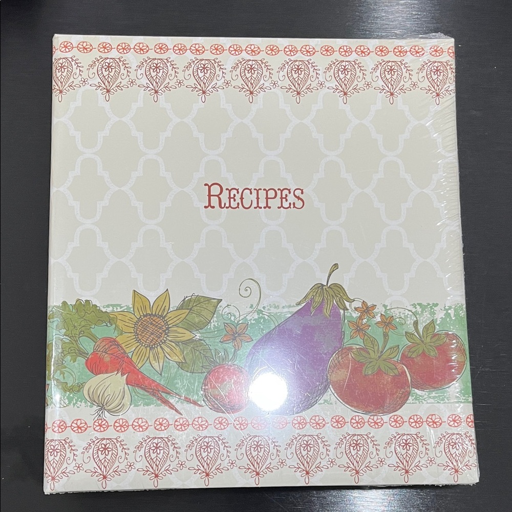 NWT Recipe Book Blank Cards for Personalized Recipes Gift Home Cooking